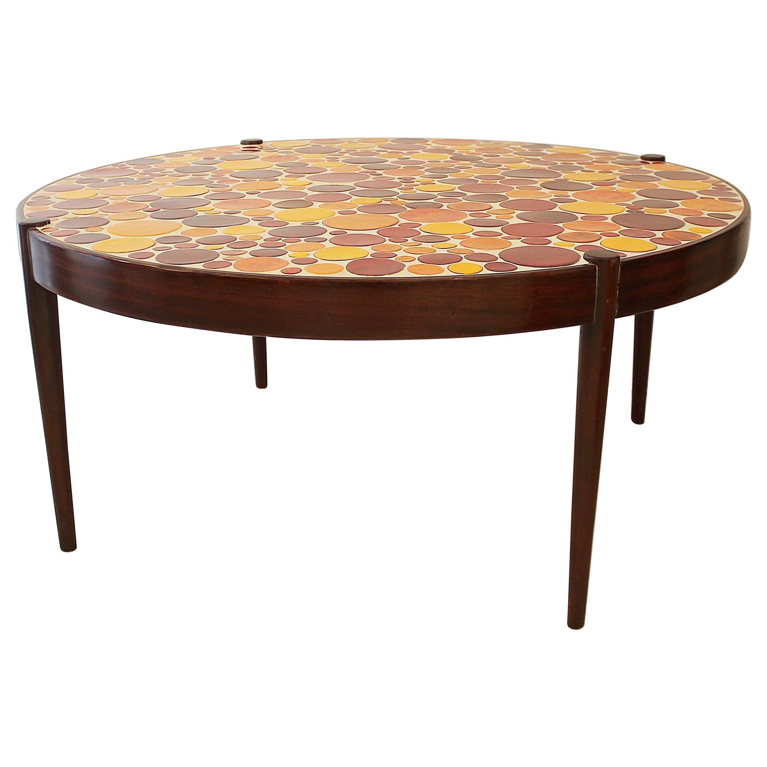 Contemporain Ceramic Coffee Table by Aliette Vliers For Sale at 1stDibs