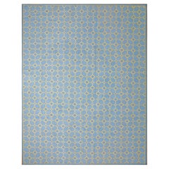 Flachgewebter Teppich mit Gobelinstickereien 2,05 m x 3,05 m