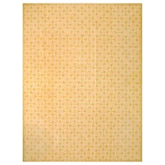 Handgewebter Flachgewebe-Teppich mit Gobelinstickereien 2,05 m x 3,05 m  0"
