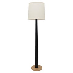 Contemporary 002 Floor Lamp in Oak and Black by Orphan Work