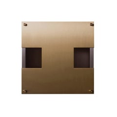 Contemporary 002 Sconce TT in Nickel and Brushed Brass by Orphan Work, 2018