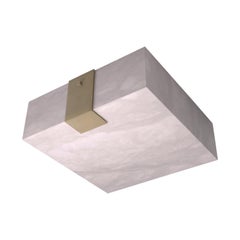Contemporary 002A-1C Flush Mount in Alabaster by Orphan Work