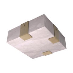 Contemporary 002A-3C Flush Mount in Alabaster by Orphan Work