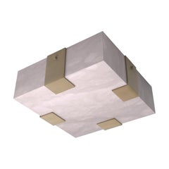 Contemporary 002A-4C Flush Mount in Alabaster by Orphan Work