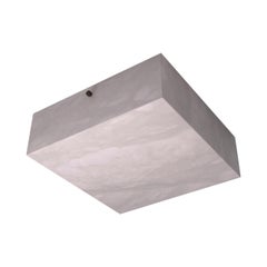 Contemporary 002A Flush Mount in Alabaster by Orphan Work