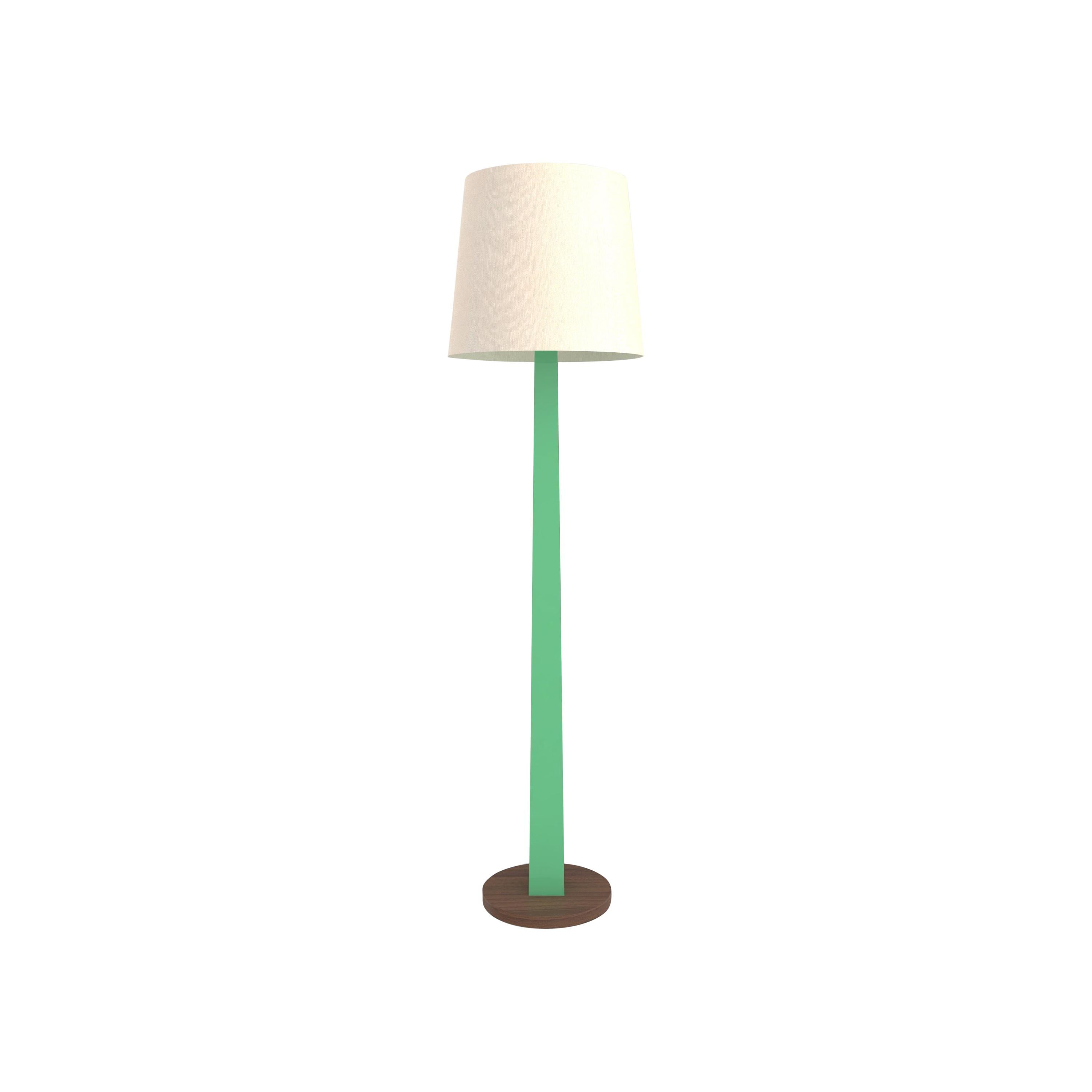 Orphan Work 002C Floor Lamp
Shown in natural walnut and mint
Measures: 60