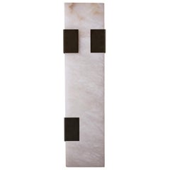 Contemporary Ponti Sconce 003-3C in Alabaster by Orphan Work