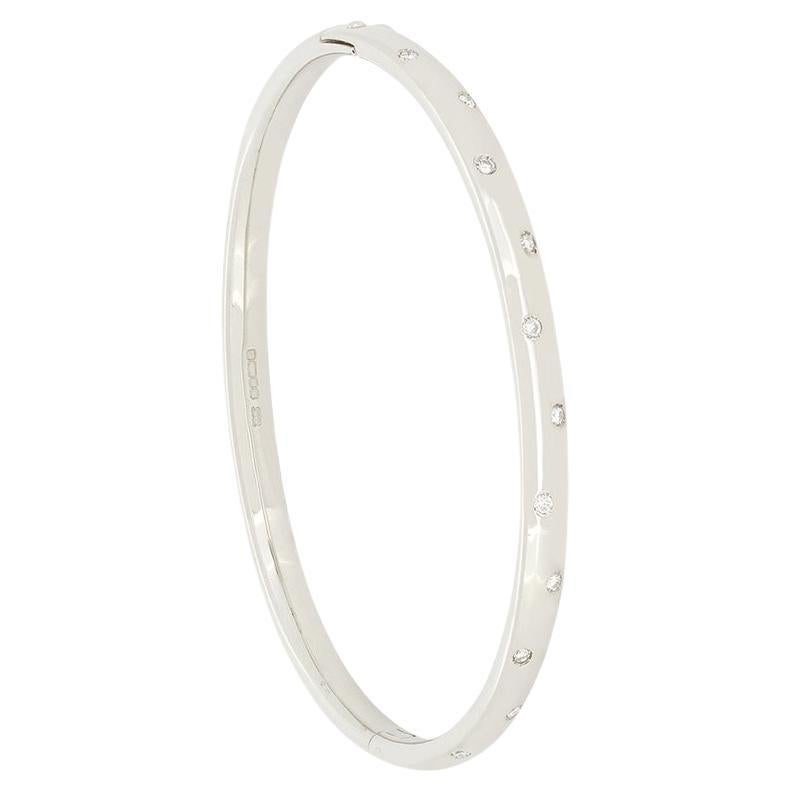 Brazalete contemporáneo de diamantes 0,36 ct en venta