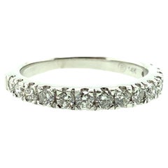 Contemporary 0.50 Carat Diamond Band in 14 Karat Gold