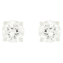Contemporary 0.60ct Diamond Stud Earrings