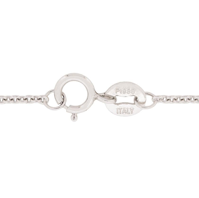 Collana con ciondolo di diamanti da 0,70ct in stile contemporaneo In condizioni buone in vendita a London, GB