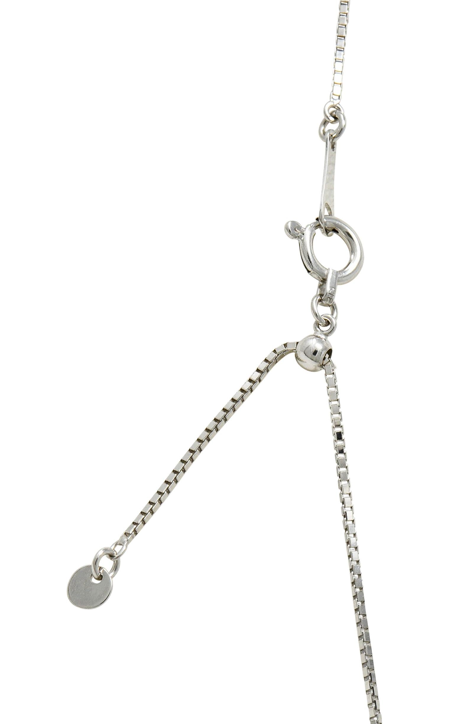 Contemporary 0.83 Cara Pink & White Diamond 18 Karat Gold Cross Pendant Necklace 4