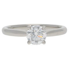 Zeitgenössischer 0,90ct GIA zertifizierter Diamant Solitär Ring