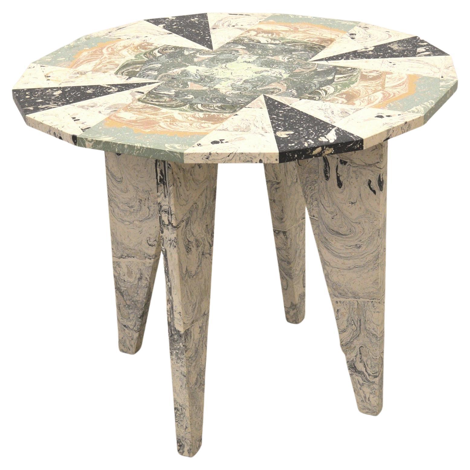 Contemporary 1 of a Kind Jesmonite Centre Table by Hilda Hellström For Sale