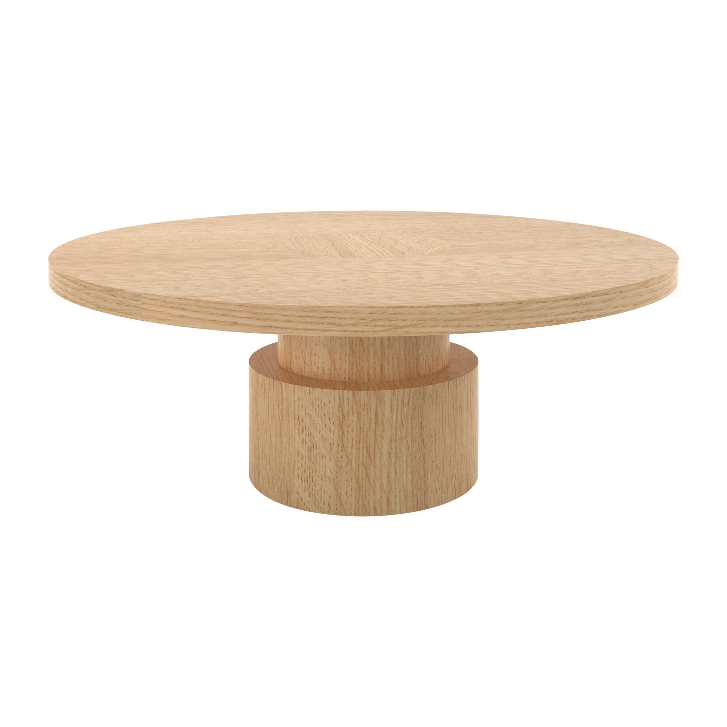 Contemporary 100 Coffee Table in Oak by Orphan Work - Second Deposit For Sale