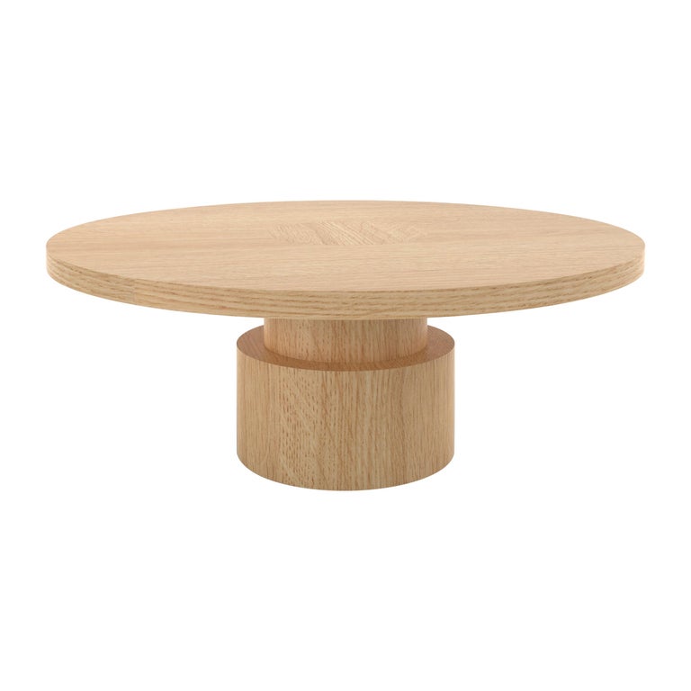Contemporary 100 Coffee Table in Oak by Orphan Work For Sale