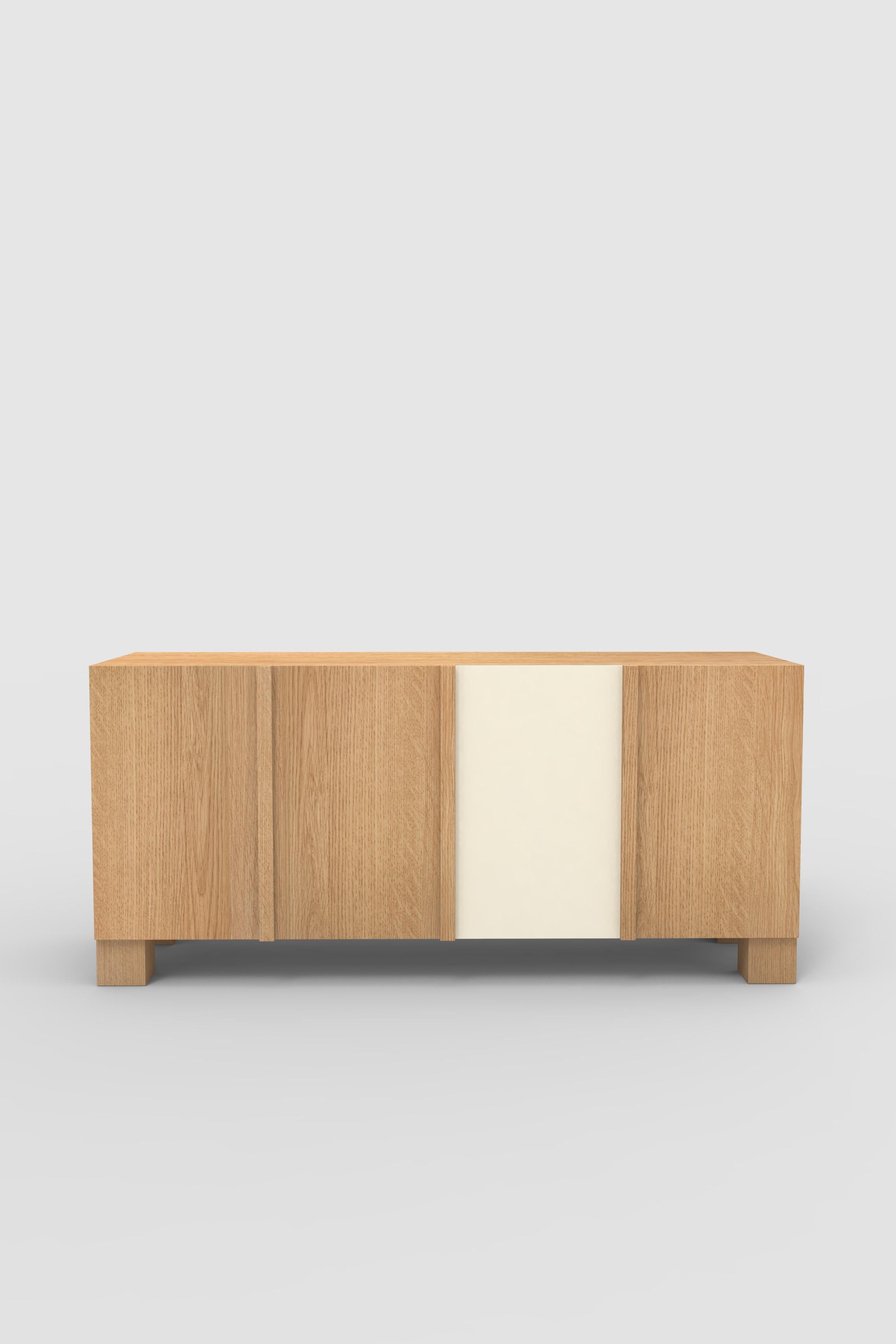 Post-Modern Contemporary 100 Storage in Oak and White by Orphan Work For Sale