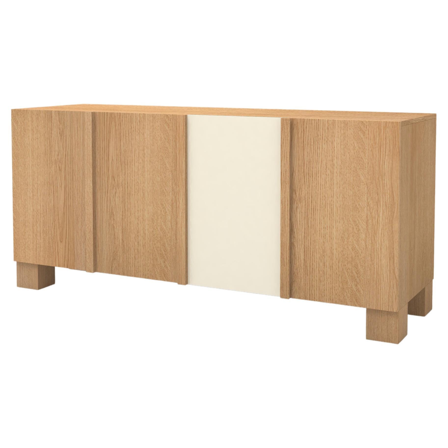 Contemporary 100 Storage in Oak and White by Orphan Work For Sale