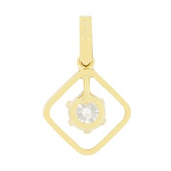Contemporary 1.00ct Diamond Pendant