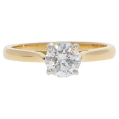 Contemporary 1.00ct GIA Certified Diamond Solitaire Ring