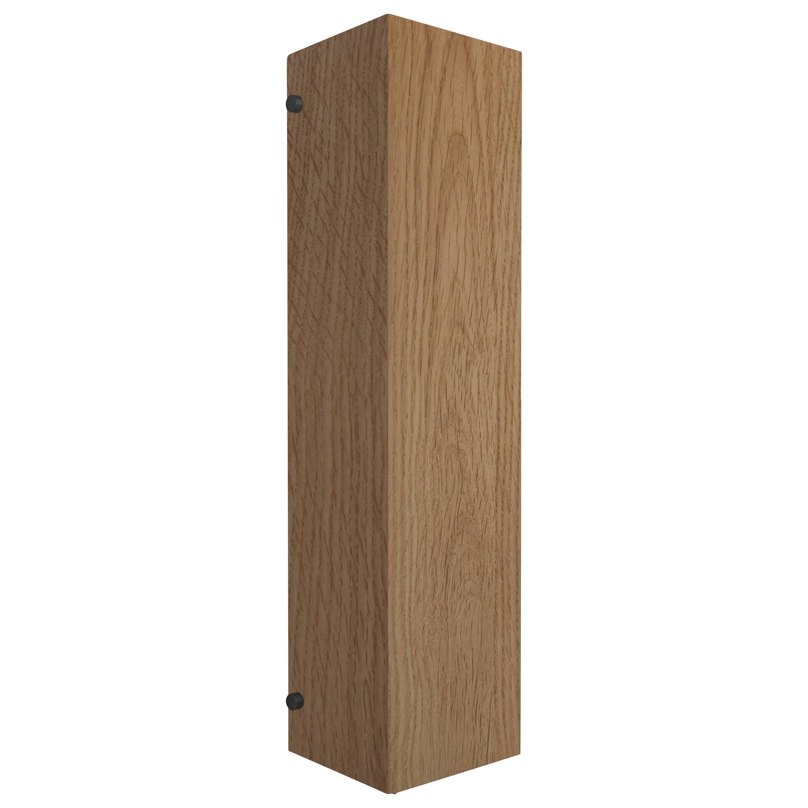 Contemporary 100W Sconce in Oak by Orphan Work For Sale