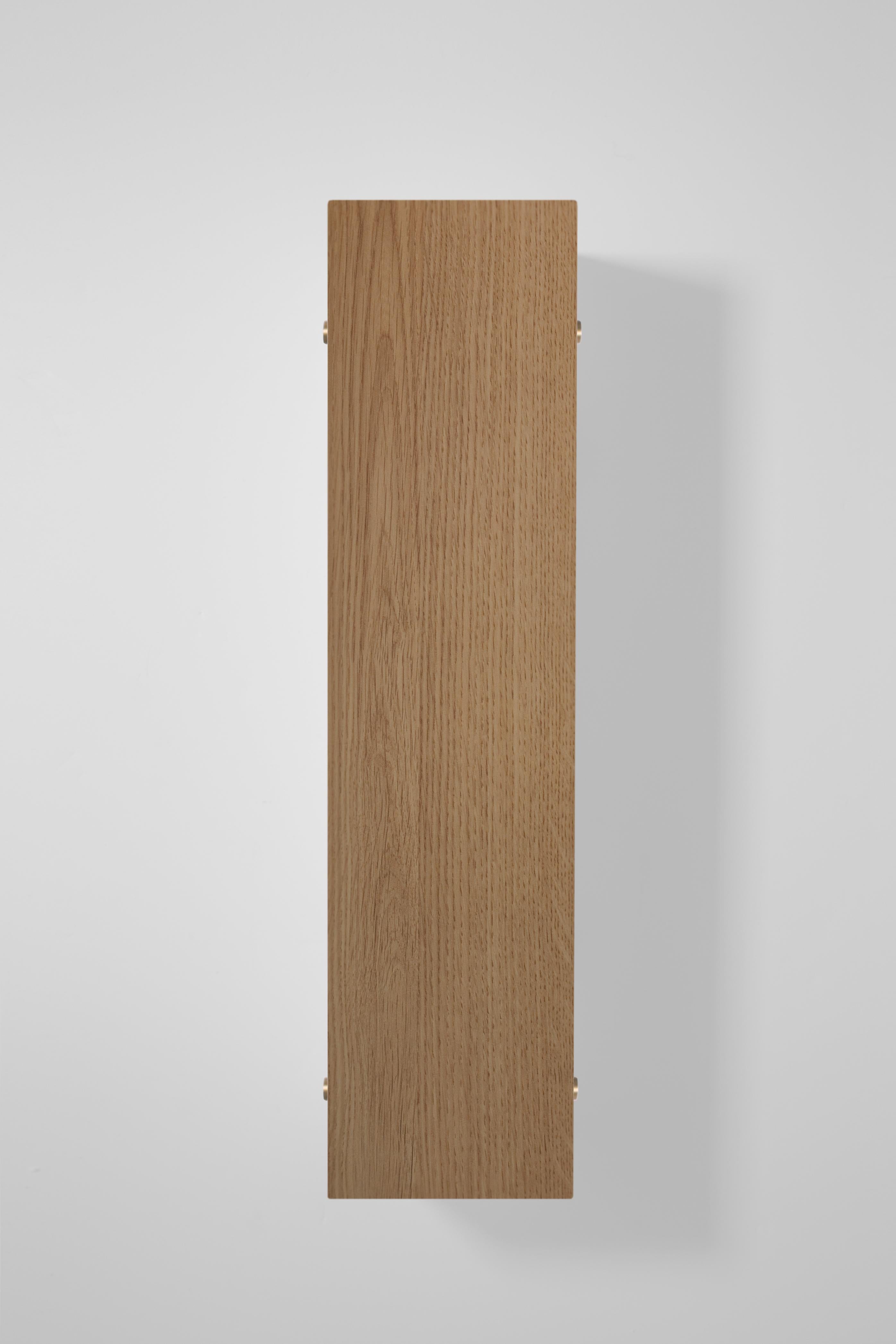 Post-Modern Contemporary 100w Sconce in Oak by Orphan Work For Sale