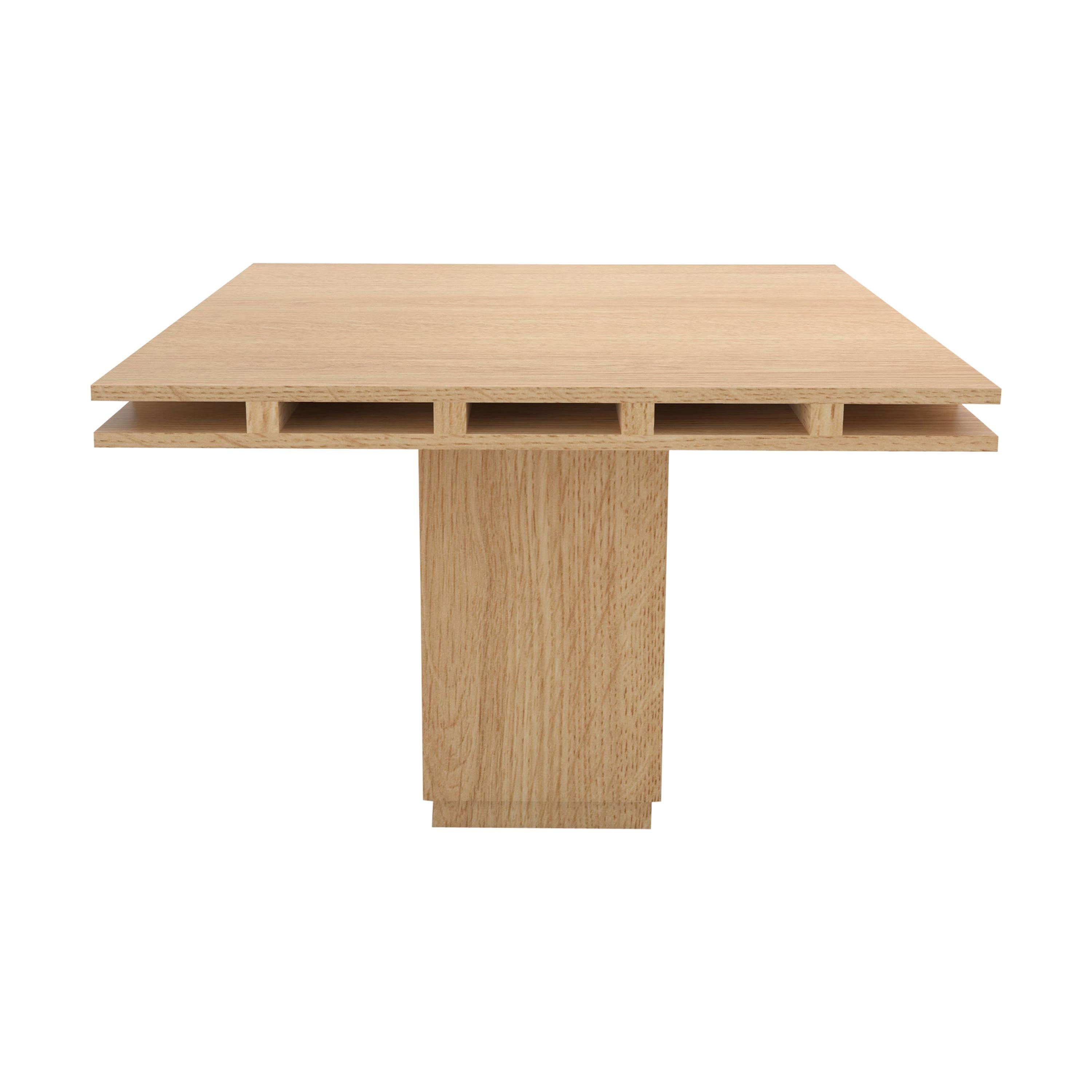 Contemporary 101 Dining Table in Oak by Orphan Work For Sale