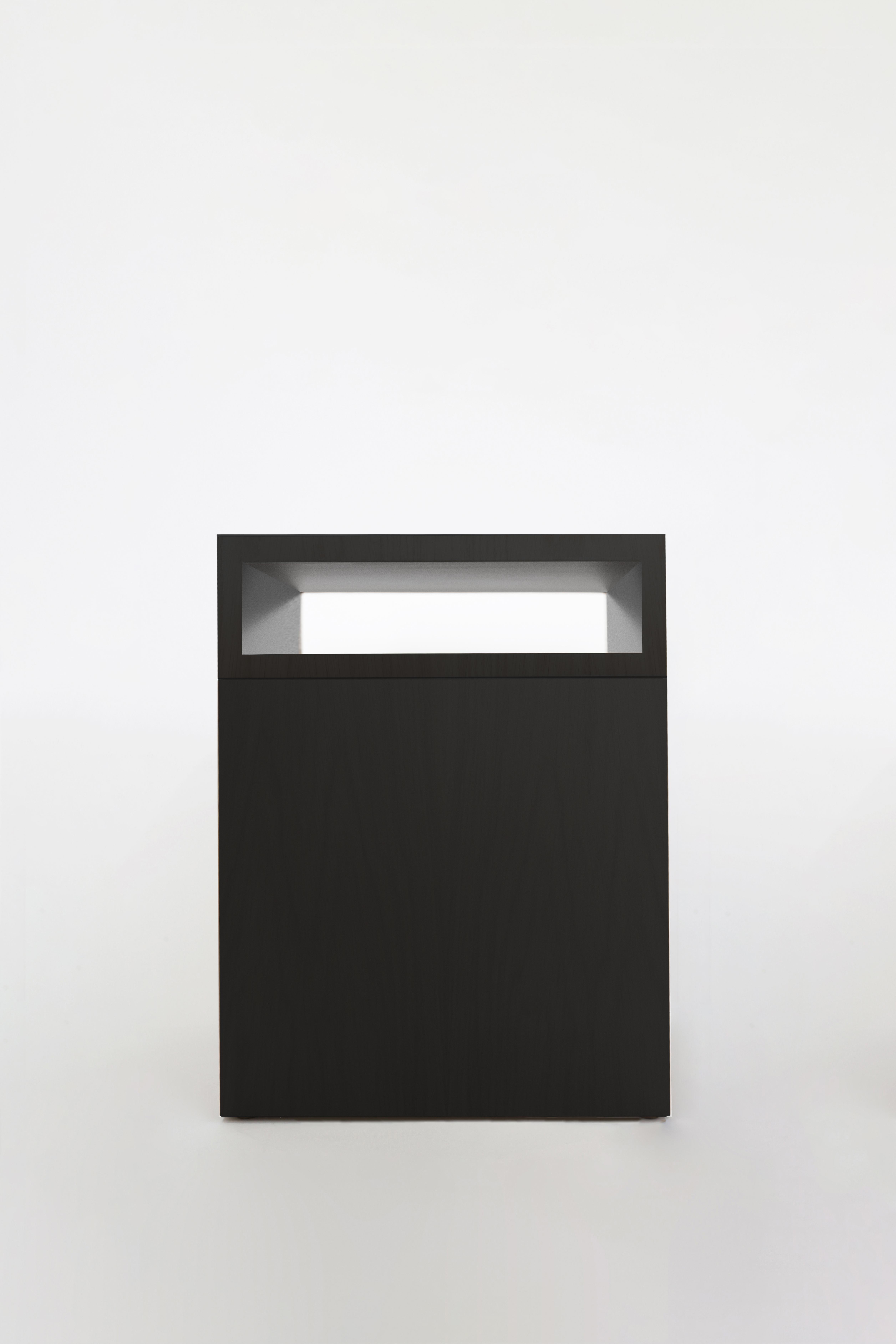 Post-Modern Contemporary 101 Side Table in Black by Orphan Work For Sale