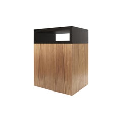 Contemporary 101 Side Table in Black by Orphan Work