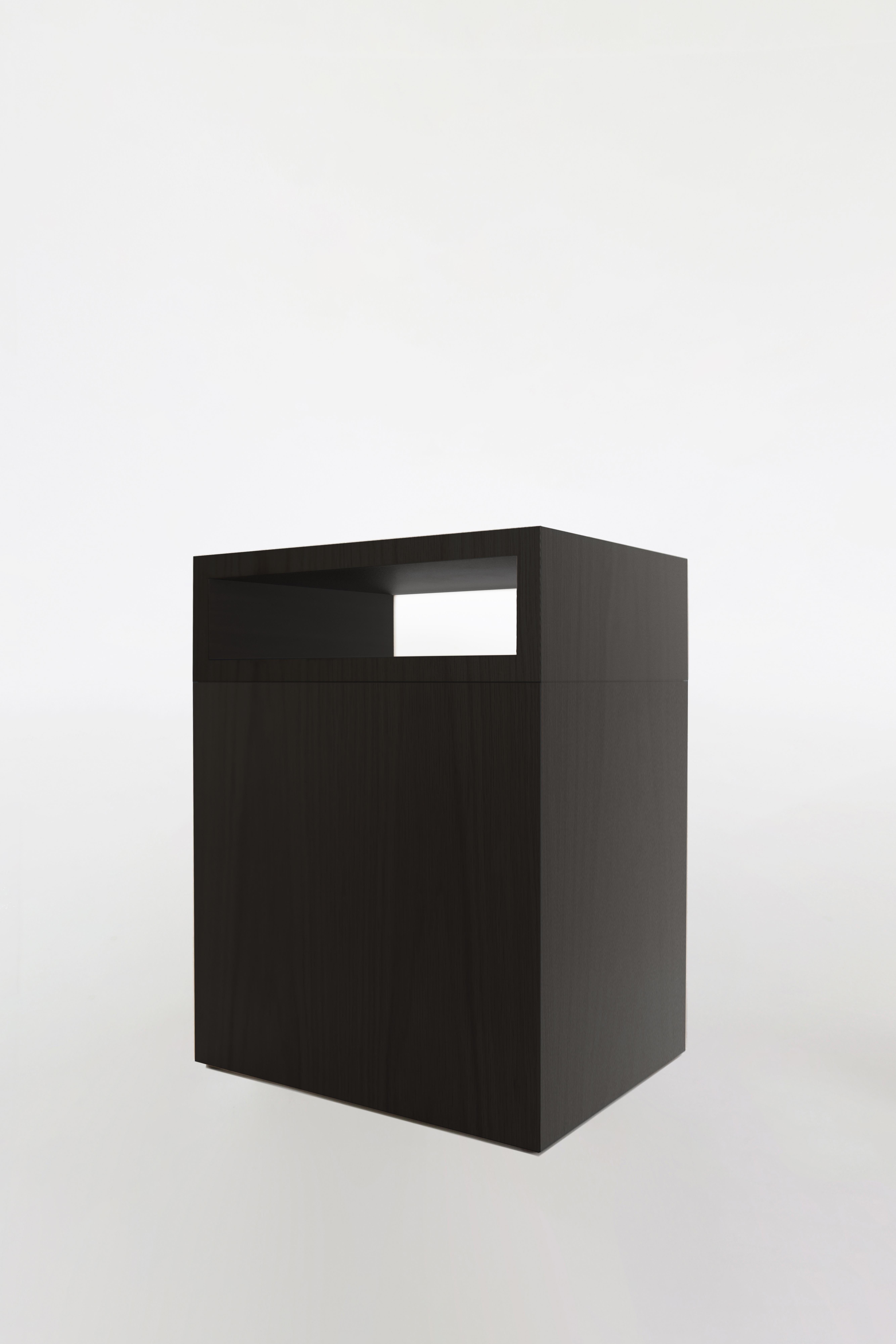 Orphan work 101 Side Table
Shown in black.
Available painted.
Measures: 13” W x 10.25” D x 17” H

Orphan work is designed to complement in the heart of Soho, New York City. Each piece is handmade in New York and Los Angeles by traditional artisans.