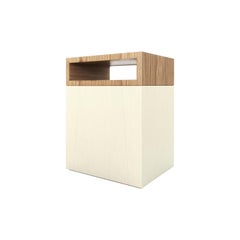 Contemporary 101 Side Table in White by Orphan Work