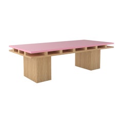 Contemporary 101C Coffee Table in Oak and Color by Orphan Work, 2020