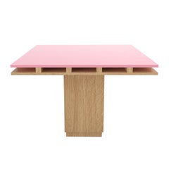 Contemporary 101C Dining Table in Oak and Color by Orphan Work, 2019