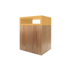 Contemporary 101C Side Table in Oak and Color by Orphan Work, 2020