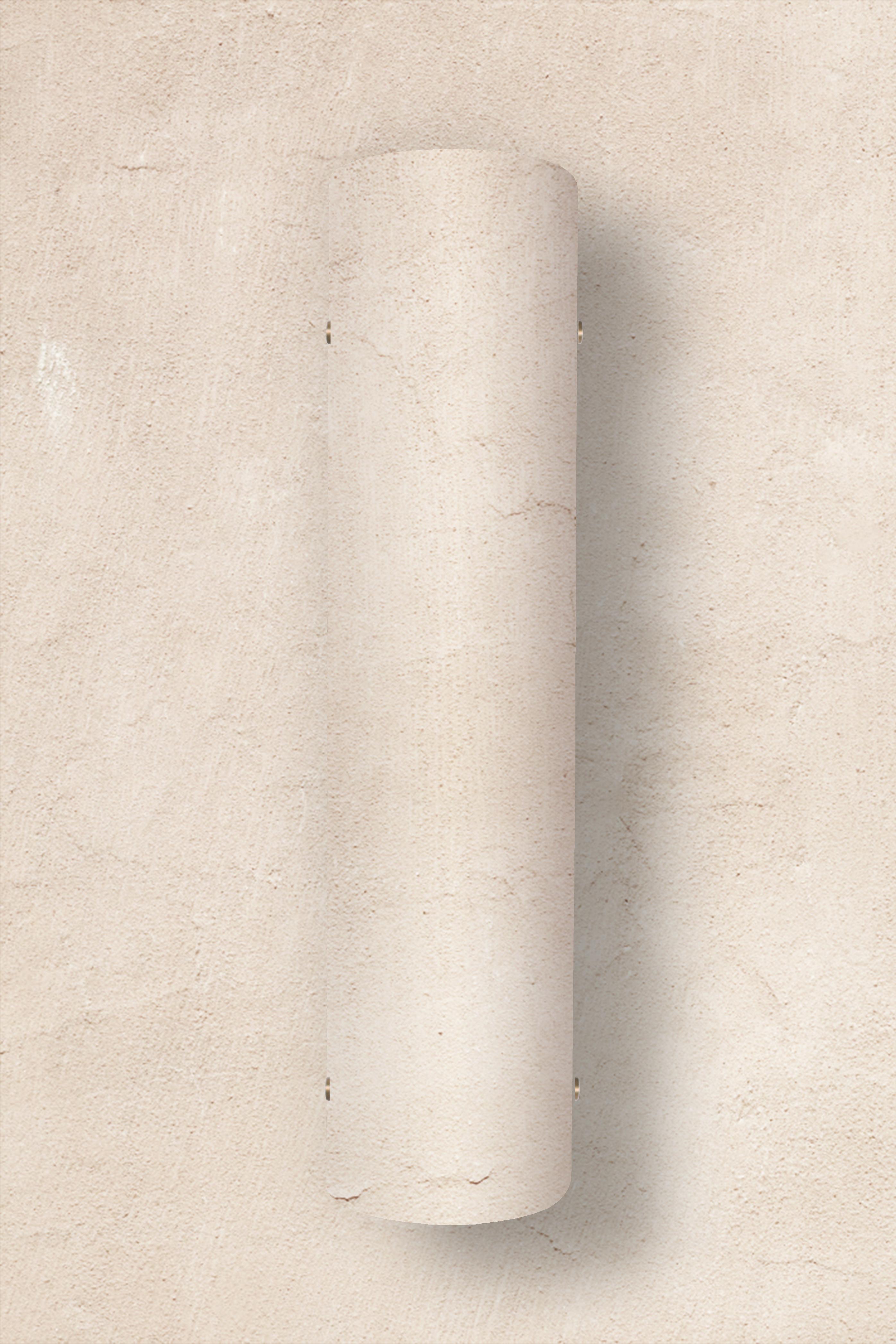 Plaster Contemporary 101PR Sconce by Orphan Work For Sale