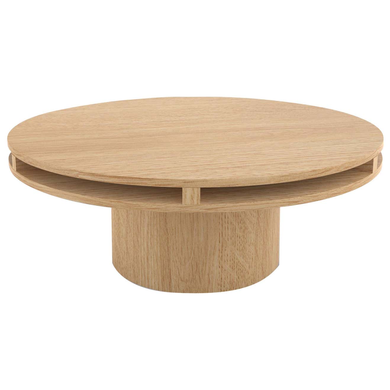 Contemporary 102 Coffee Table in Oak by Orphan Work For Sale at 1stDibs