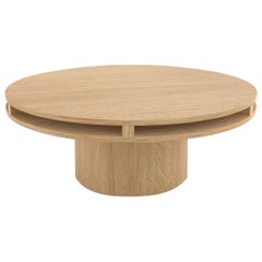 Contemporary 102 Coffee Table in Oak by Orphan Work