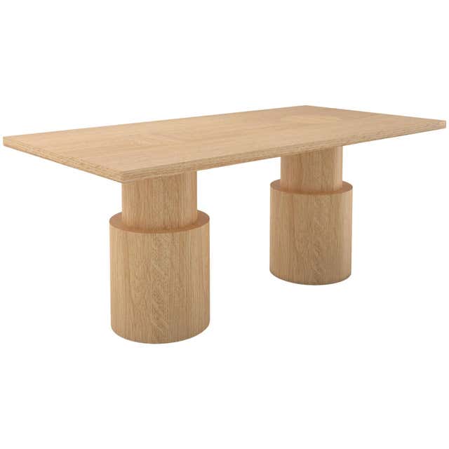 Contemporary 101 Dining Table in Oak by Orphan Work For Sale at 1stDibs