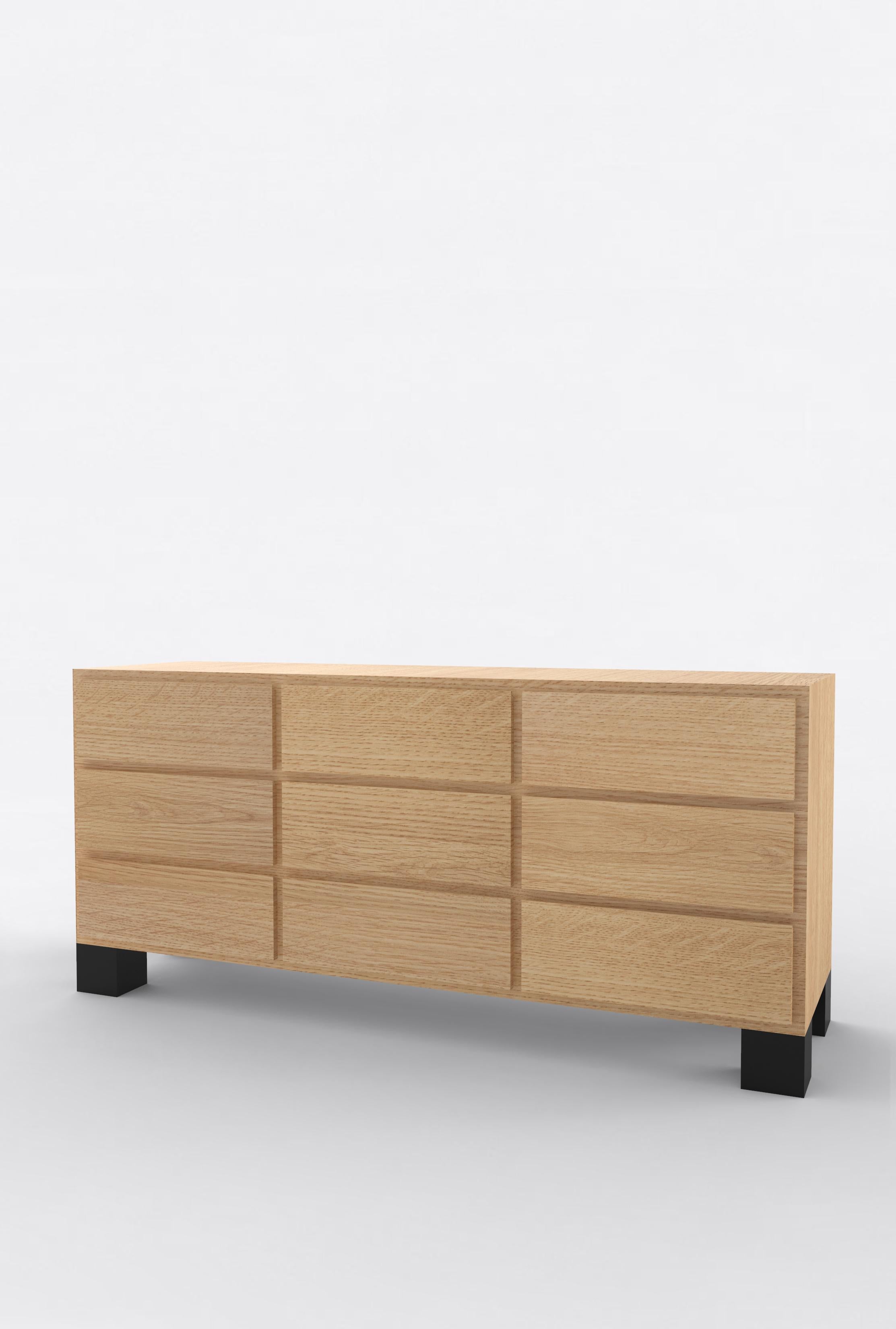 American Contemporary 102 Storage in Oak by Orphan Work For Sale