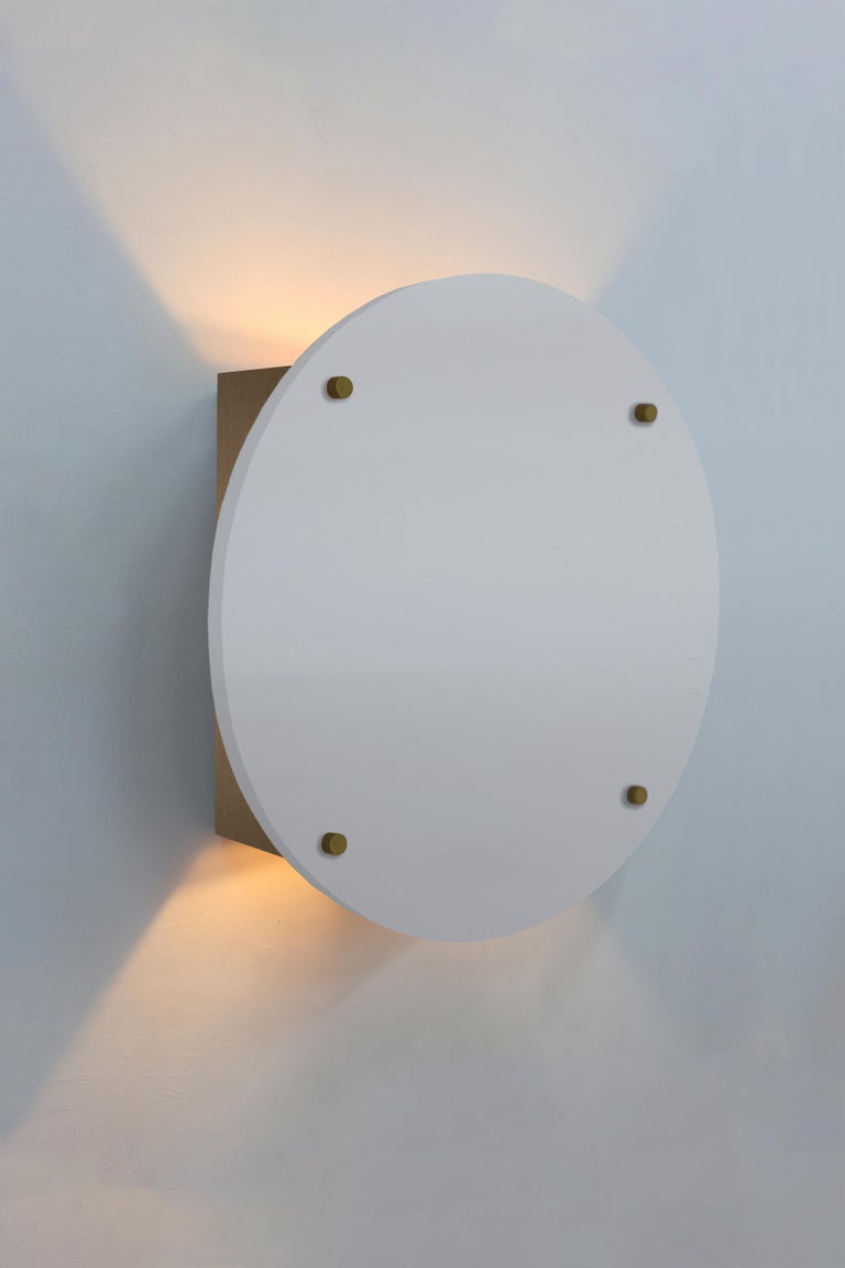 Brushed Contemporary 102PR Sconce by Orphan Work For Sale