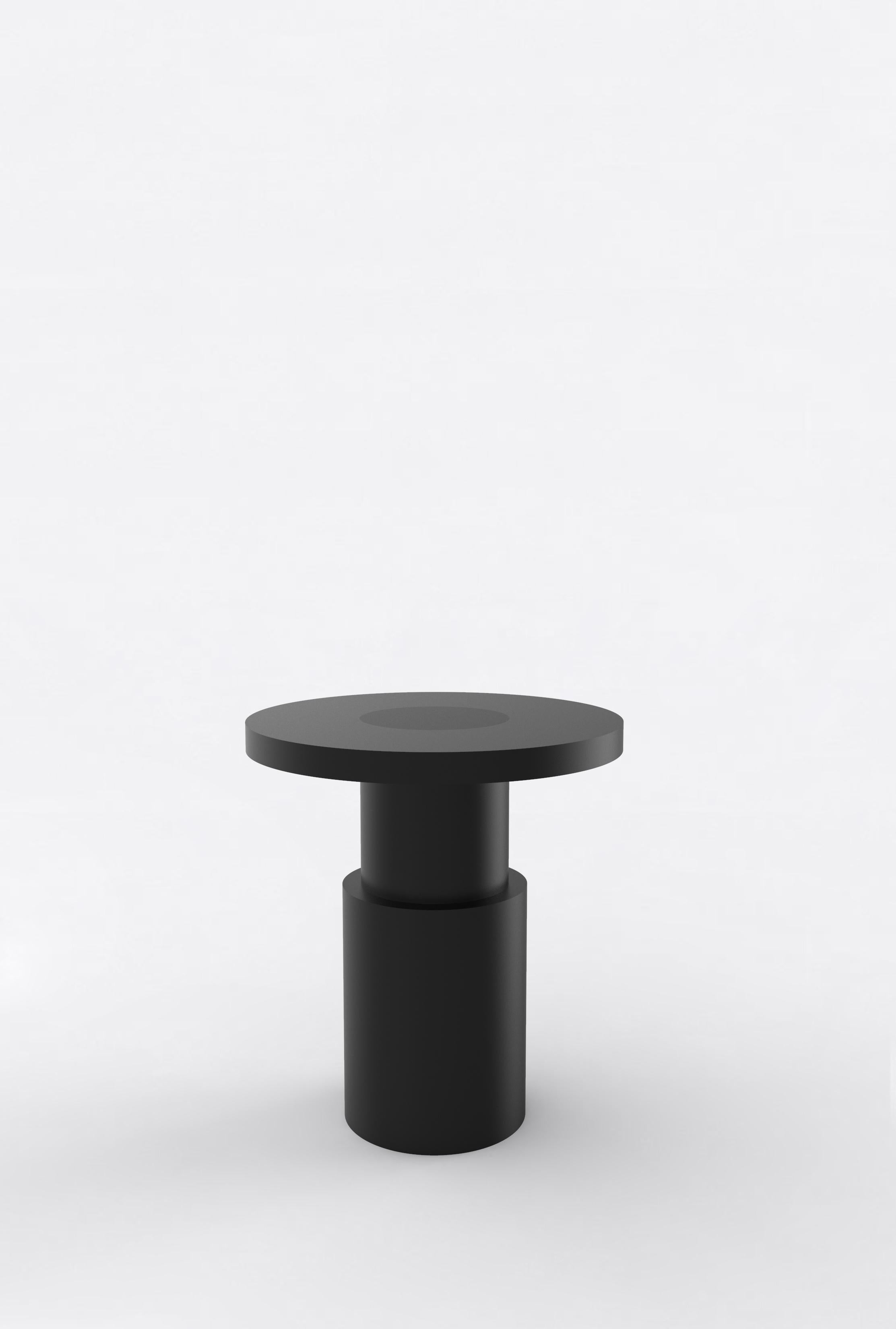 Orphan Work 105 End Table
Shown in black
Available with painted top and base
Measures: 20” diameter x 22” height

Orphan work is designed to complement in the heart of Soho, New York City. Each piece is handmade in New York and Los Angeles by