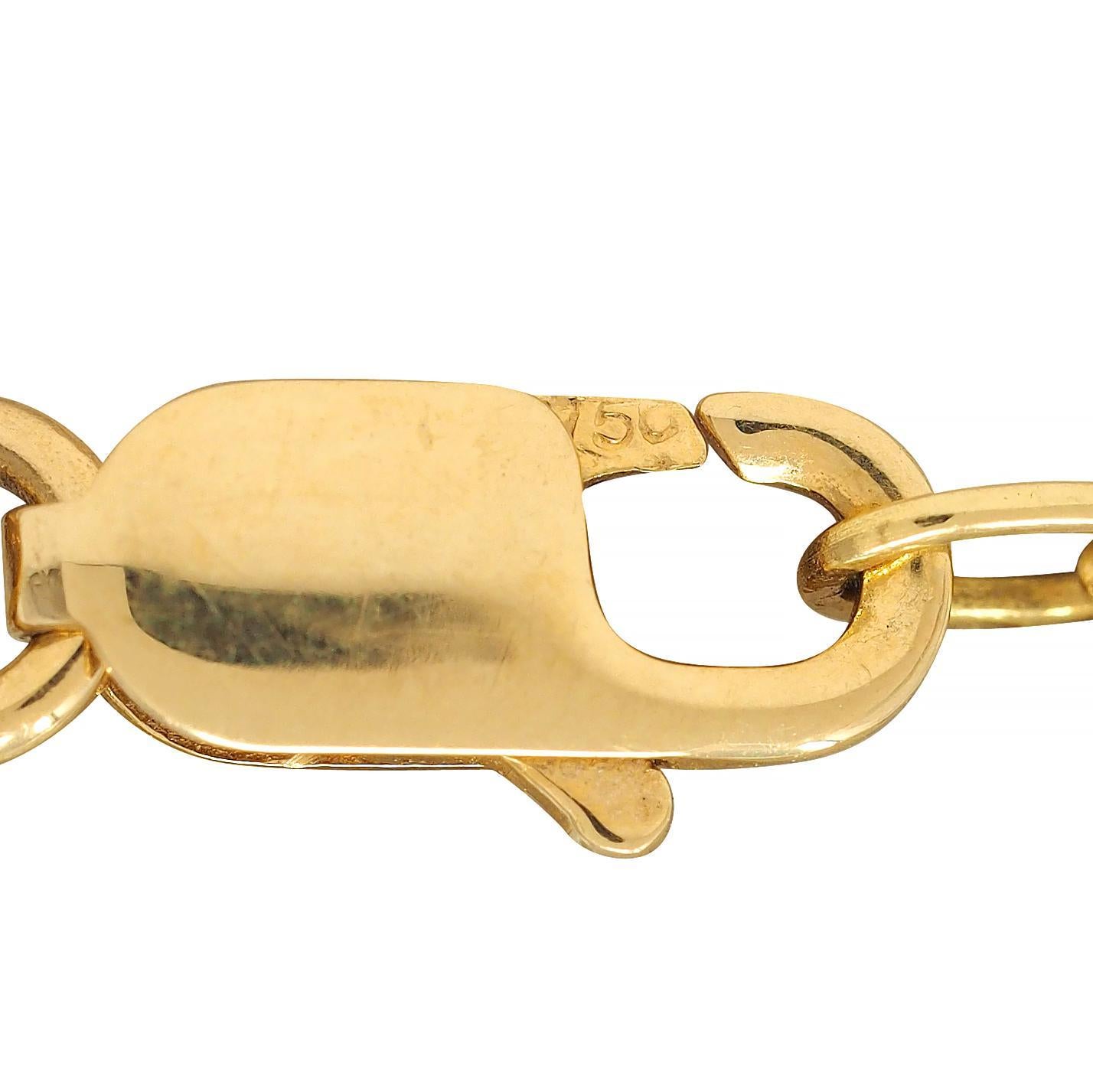 Contemporary 1.30 CTW Diamant 18 Karat zweifarbiges Gold Herz-Anhänger Halskette im Angebot 5