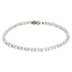 Pulsera de tenis contemporánea con diamantes de 1,43 quilates y oro blanco de 18 quilates
