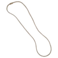 Contemporary 14k 4,4ct Diamant-Halskette