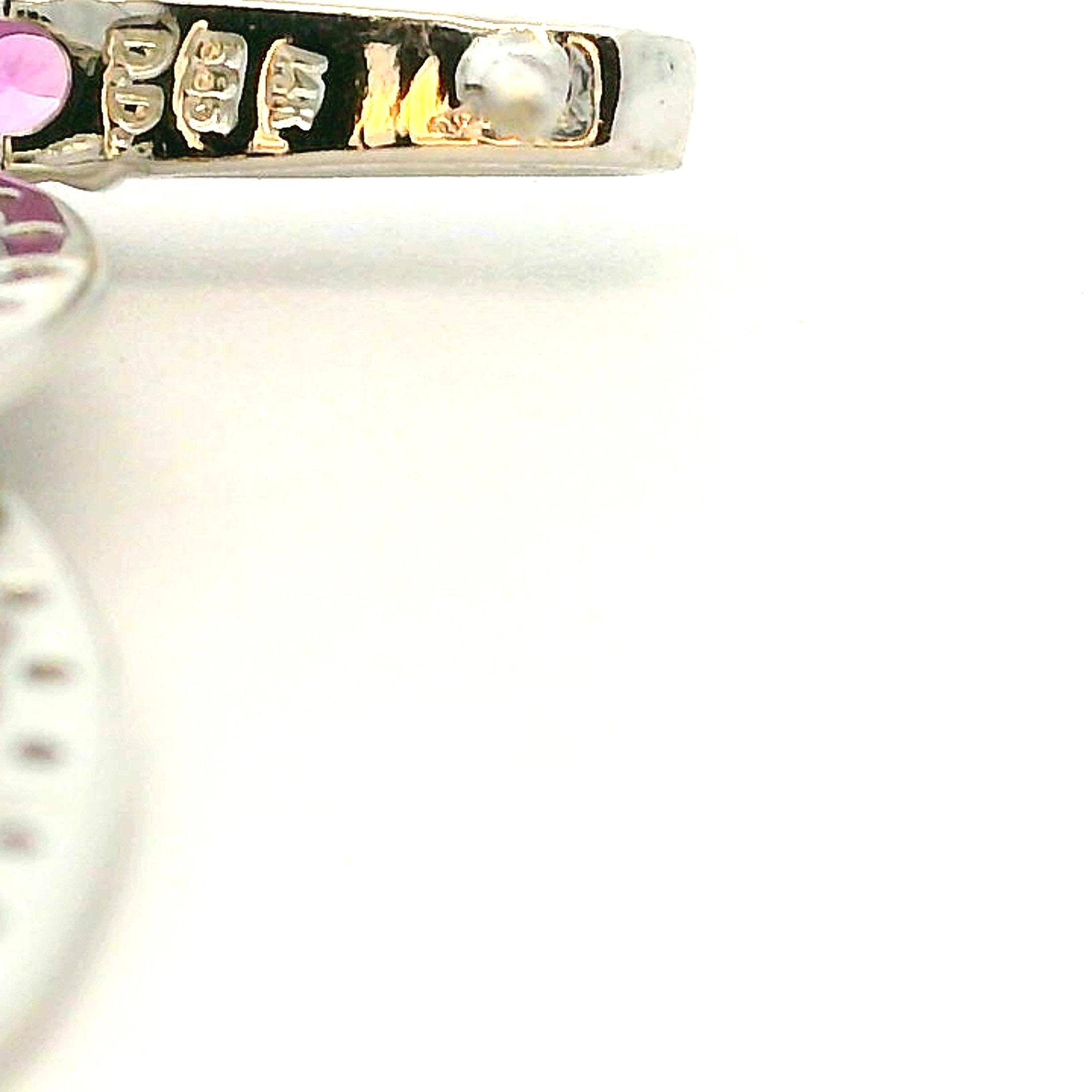 Pendientes Contemporáneos de Oro Blanco de 14K con Diamantes Multipiedra, Italianos 