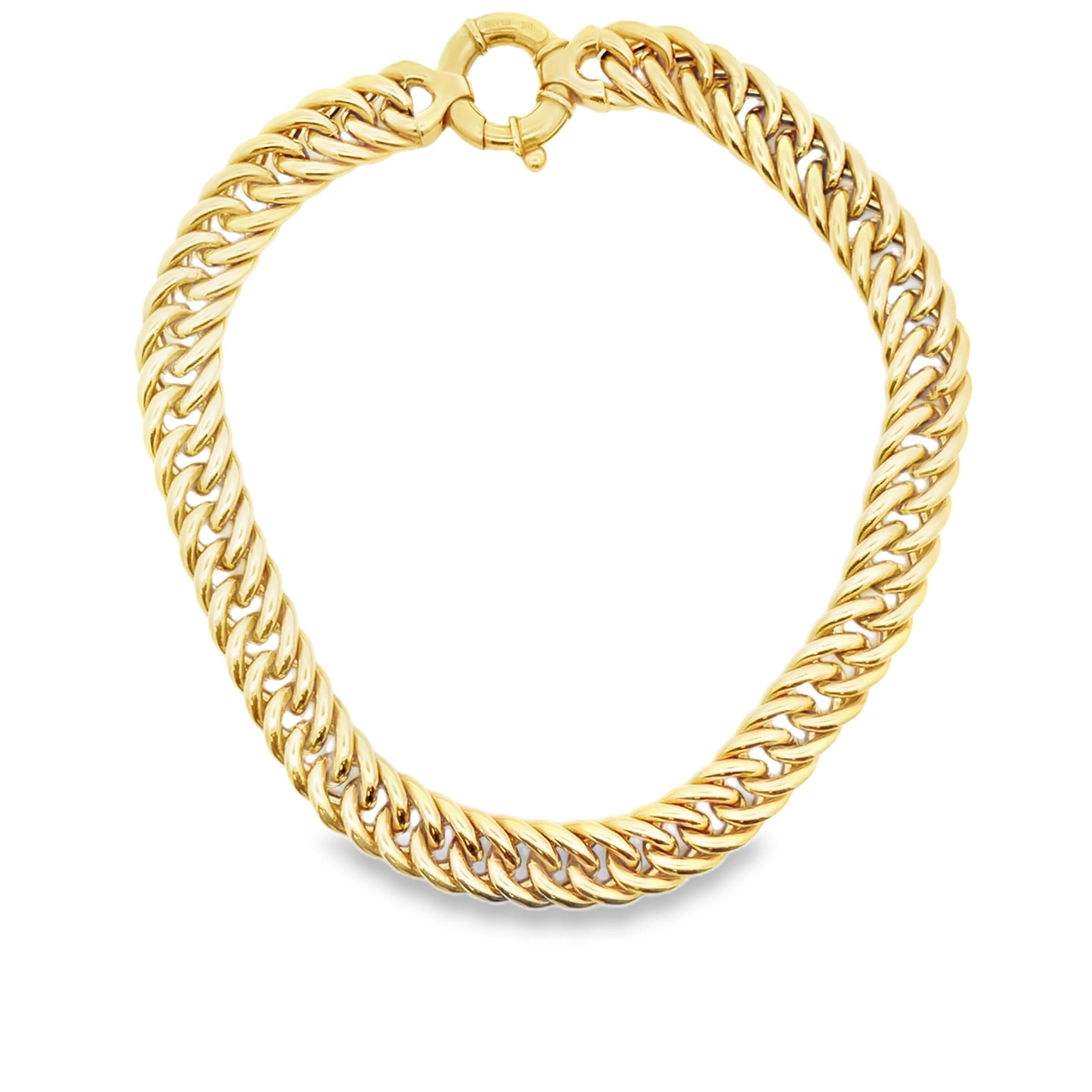 Contemporary 14k Gelbgold Kette Halskette im Angebot 4