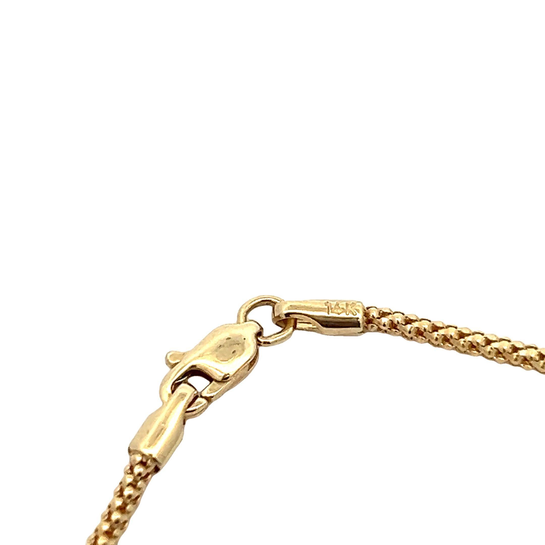 Contemporary 14kContemporary 14k Yellow Gold Heart Necklace w/ 17