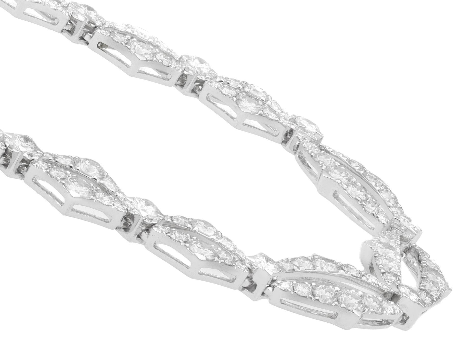 Women's or Men's Contemporary 15.12 Carat Diamond and White Gold Necklace by Stephen Webster For Sale