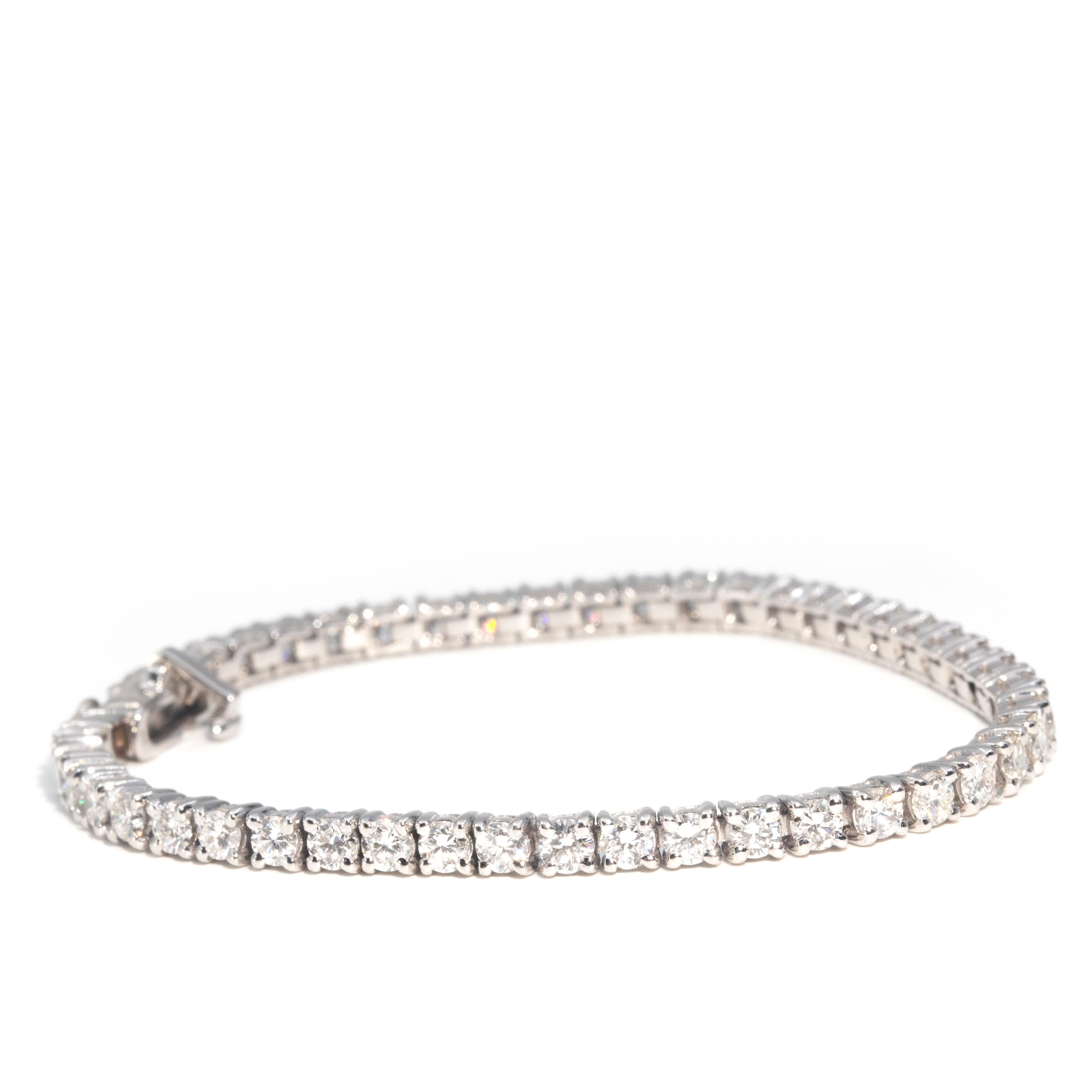 contemporary diamond bracelet