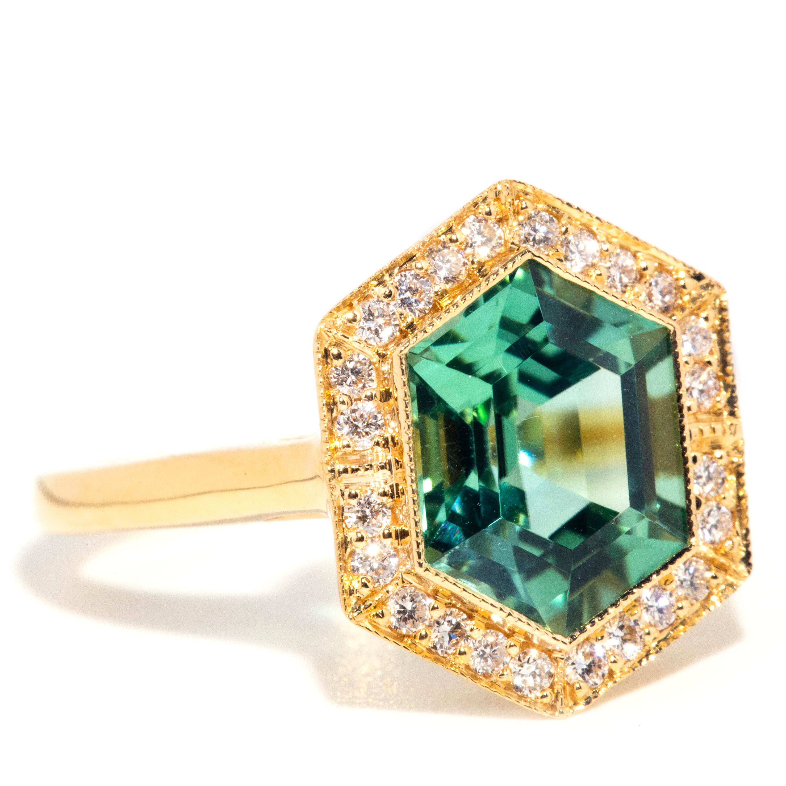 green cluster ring